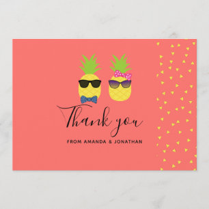 Jolie exotique tropicale été Plage Mariage Merci