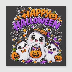 Jolie famille de fantômes d'Halloween