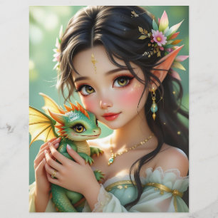 Jolie Fée Elfe & Dragon Scrapbook