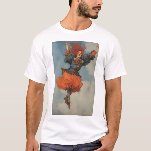 Jolie Femme Jester Egon Schiele T-shirt (Devant)