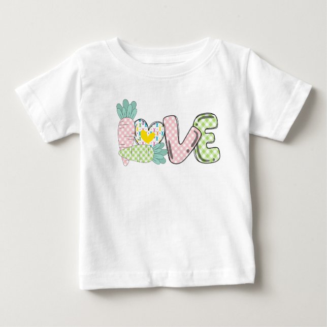 Jolie fête de Pâques 1ère T-Shirt pour bébé (Devant)