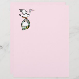 Jolie fille de bébé rose