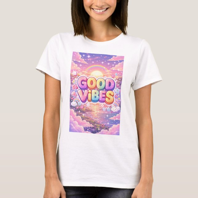 jolie fille en t-shirt (Devant)