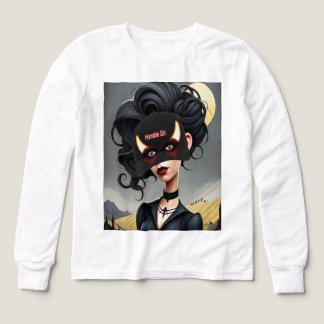 Jolie fille horrible  (Motif recto)