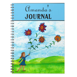 Jolie Filles Colorful Journal Carnet spiral