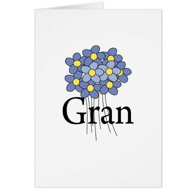 Jolie fleur bleue Gran T-shirt (Devant)
