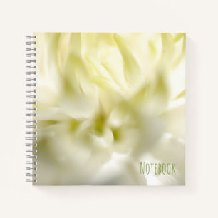 Jolie Fleurs blanches Imprimer Carnet spiral