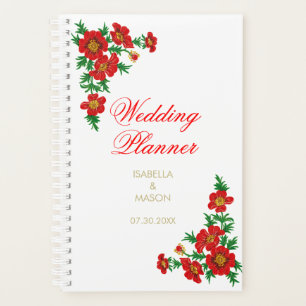 Jolie Fleurs rouges Pavot -Mariage