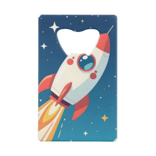 Jolie fusée spatiale décollant