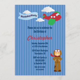 Jolie invitation à la fête d'anniversaire pour les