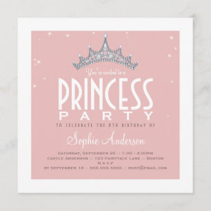 Jolie invitation de fête d'anniversaire de