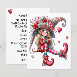 Jolie Invitation de fille masquée