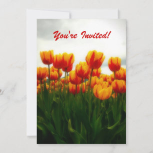 Jolie invitation du Parti Tulips