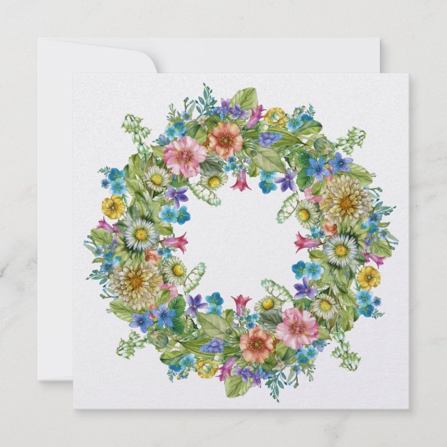 Jolie Invitation Florale Wreath (Devant)