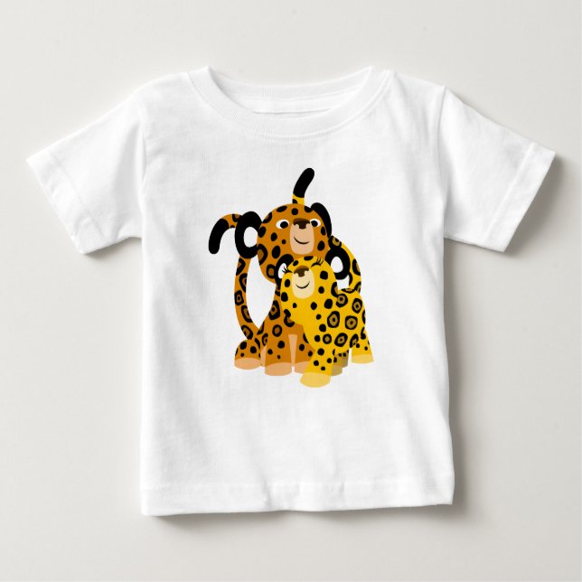 Jolie Jaguars En T-Shirt Bébé Amoureux (Devant)