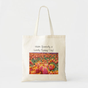 Jolie journée de printemps ! Sac fourre-tout aux f