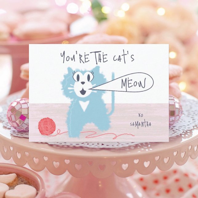 Jolie Kitty Classroom Valentine Cartes (Créateur téléchargé)