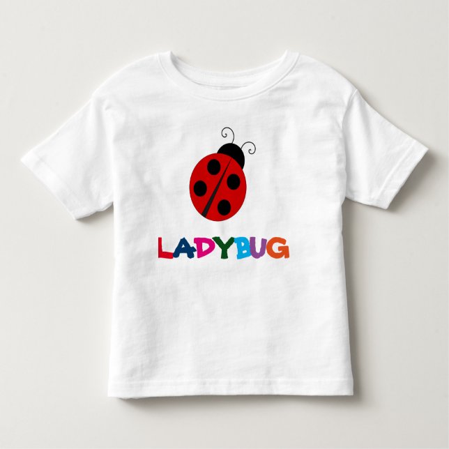 Jolie Ladybug Summer Fun Toddler T-Shirt (Devant)