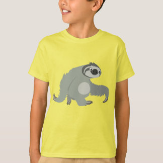 Jolie machine à sous en caricature dans un T-shirt