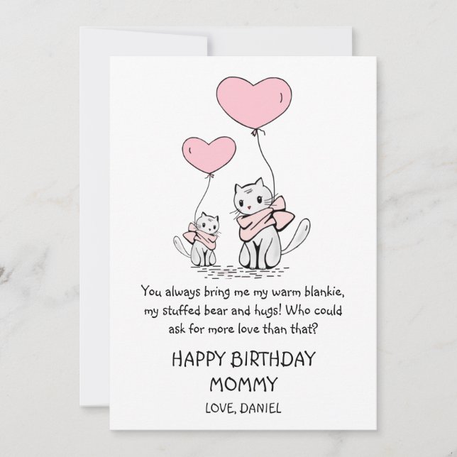 Jolie maman d'anniversaire (Devant)