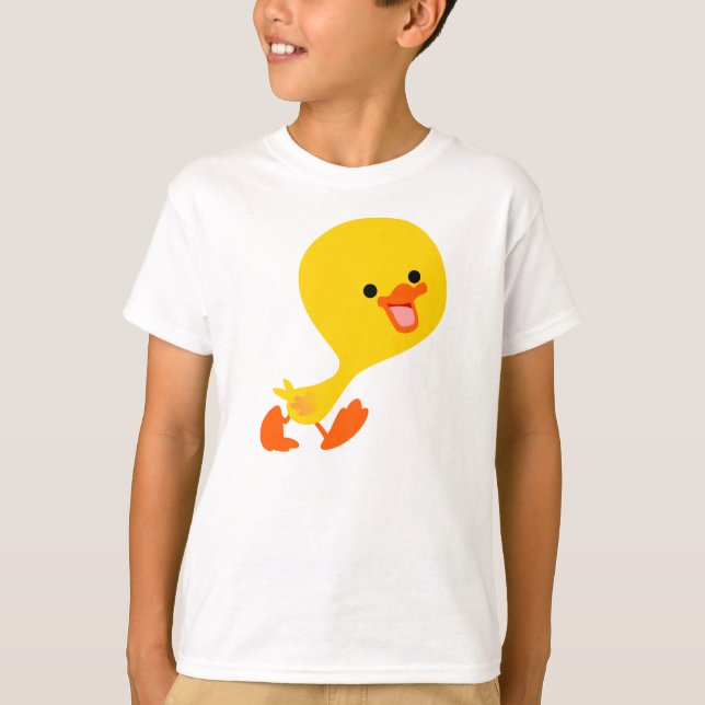 Jolie Marche Caricature Duckling T-shirt enfant (Devant)
