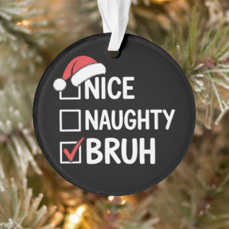 Jolie méchante frère Noël chapeau de Santa liste d