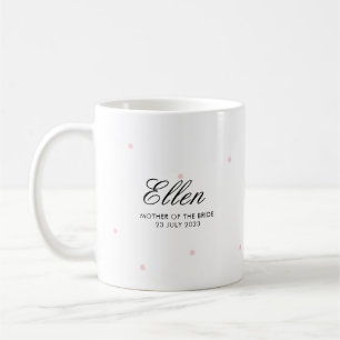 Jolie Mère élégante de la mariée Mug rose pâle
