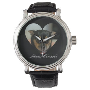 Jolie montre pour animaux Photo personnalisée et