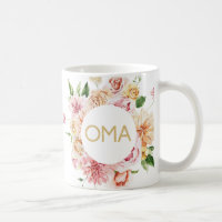 Jolie Mug Cadeau Floral Oma