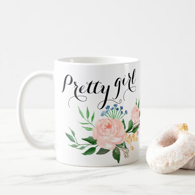Jolie Mug café fille (Avec donut)