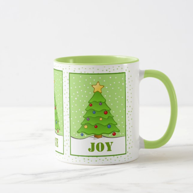 Jolie Mug d'arbre de Noël (Droite)