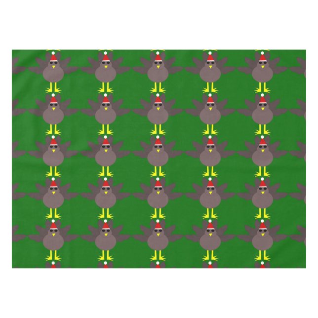 Jolie Nappe de Noël pour la dinde (Devant (Horizontal))