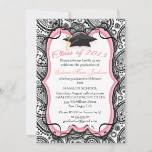 Jolie Paisley Graduation Invitation
