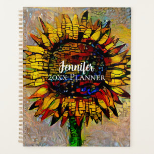 Jolie peinture Abstraite de tournesol
