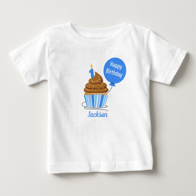 jolie personnalisation premier Tshirt d'anniversai (Devant)