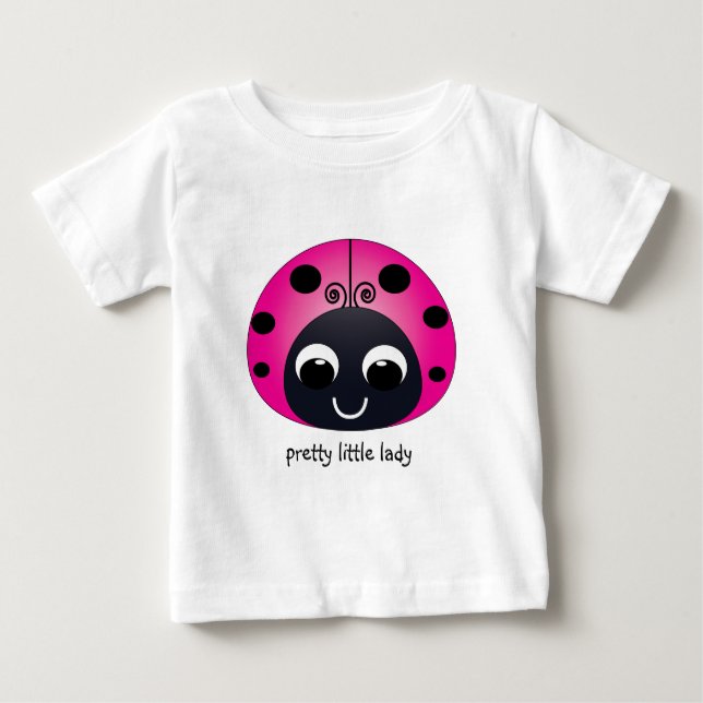 Jolie petite dame Ladybug T-shirt (Devant)