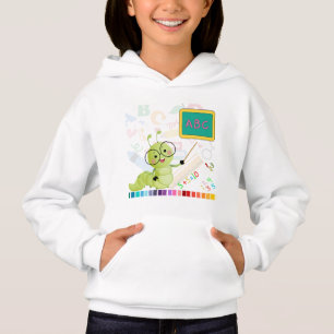Jolie petite enseignante chenille rentrée des clas