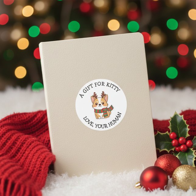 Jolie petite étiquette de cadeau à et de (Créateur téléchargé)