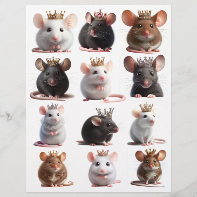 Jolie petite souris prince et princesses (Devant)