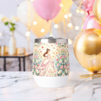 Jolie princesse avec papillons