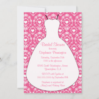 Jolie robe mariage invitation à la fête de la douc