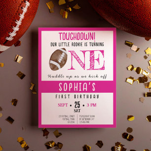 Jolie Rookie Football Budget Girl 1er anniversaire
