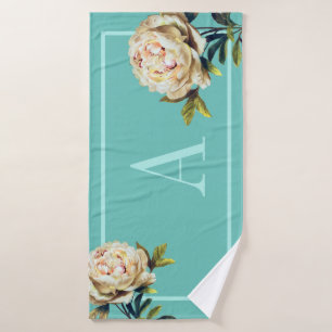 Jolie rose blanche et turquoise salle de sport per
