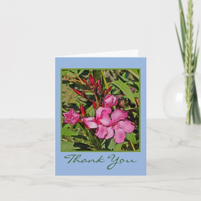 JOLIE ROSE FLORALE MERCI CARTE DE REMARQUE (Devant)