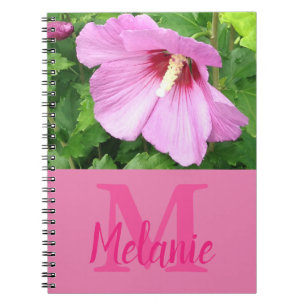 Jolie Rose Rose De Sharon Photo Monogramme Carnet