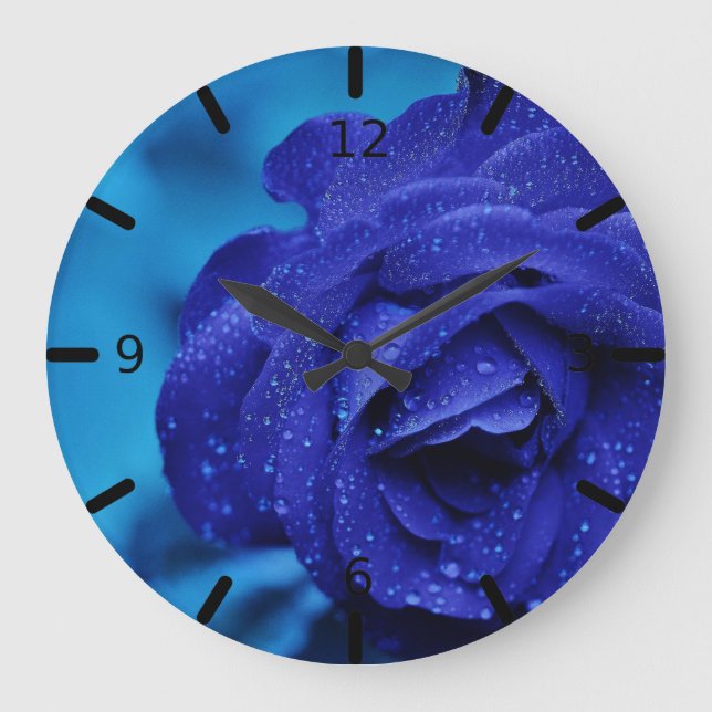 Jolie Rose violet grande horloge (Recto)