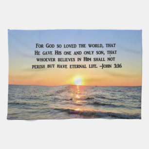 JOLIE SERVIETTE DE PLAT DE LEVER DE LEVER JOHN 3:1