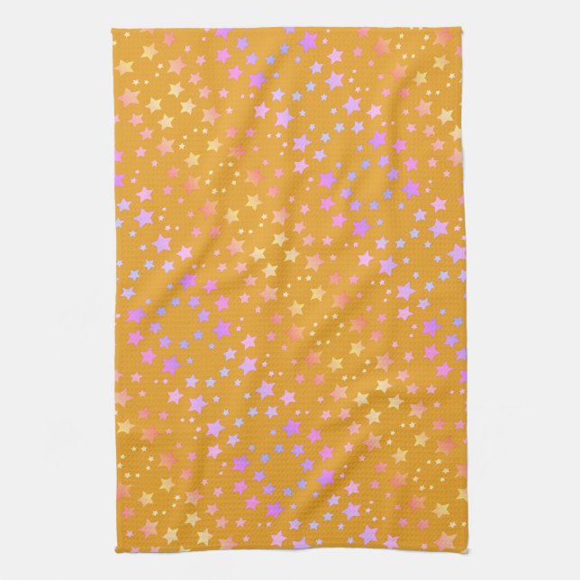 Jolie serviette de thé étoile (Vertical)