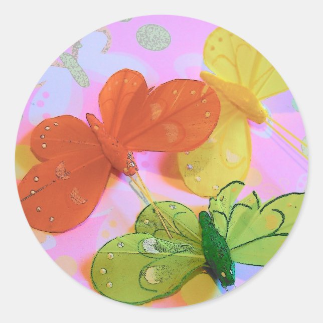 jolie Stickers papillon (Devant)
