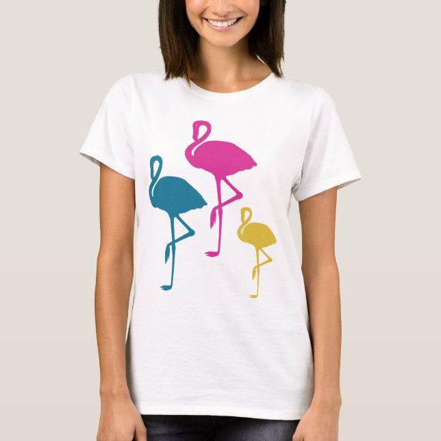 Jolie T-shirt Flamant rose (Devant)